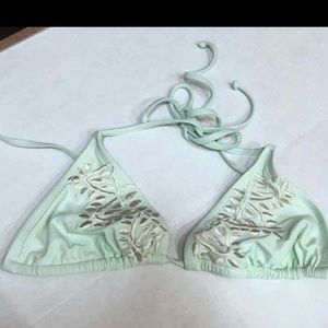 Sea foam Triangle Bikini Top